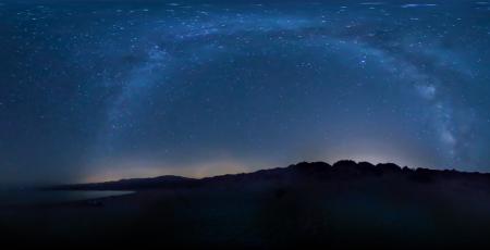 Looking for the perseids - falling meteors over Akamas.